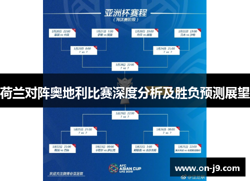 荷兰对阵奥地利比赛深度分析及胜负预测展望
